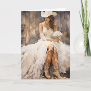 Cartão Casamento Stetson & Lace: Prairie Petals