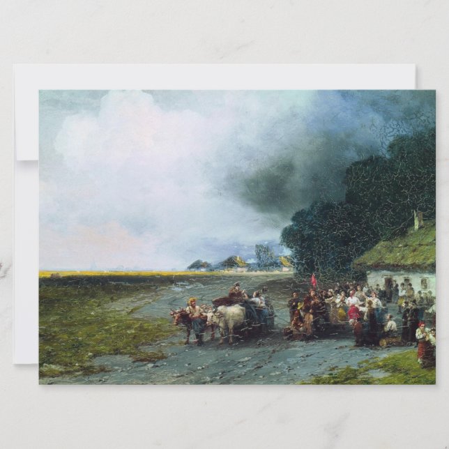 Cartão Casamento tradicional ucraniano (Ucrânia) (Casamen (Frente)