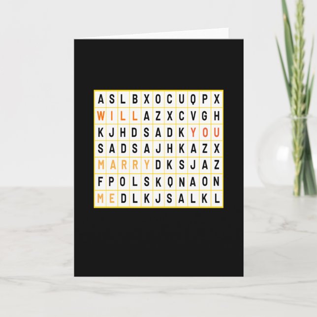 Cartão Casamento Você Vai Me Propor (Frente)