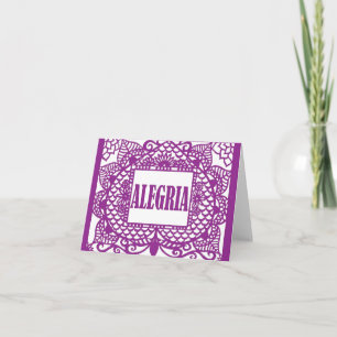Cartão CasaQ Papel Picado Note Card