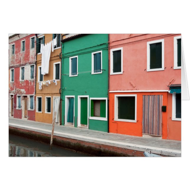 Cartão Casas à beira-mar (Frente Horizontal)
