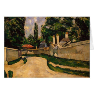 Cartão Casas ao longo de uma estrada, c.1881 de Paul