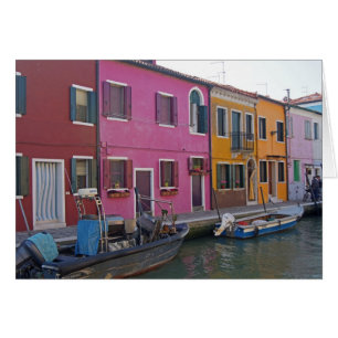 Cartão Casas de Burano