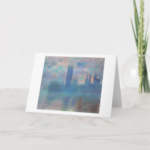 Cartão Casas do Parlamento (Londres), Monet