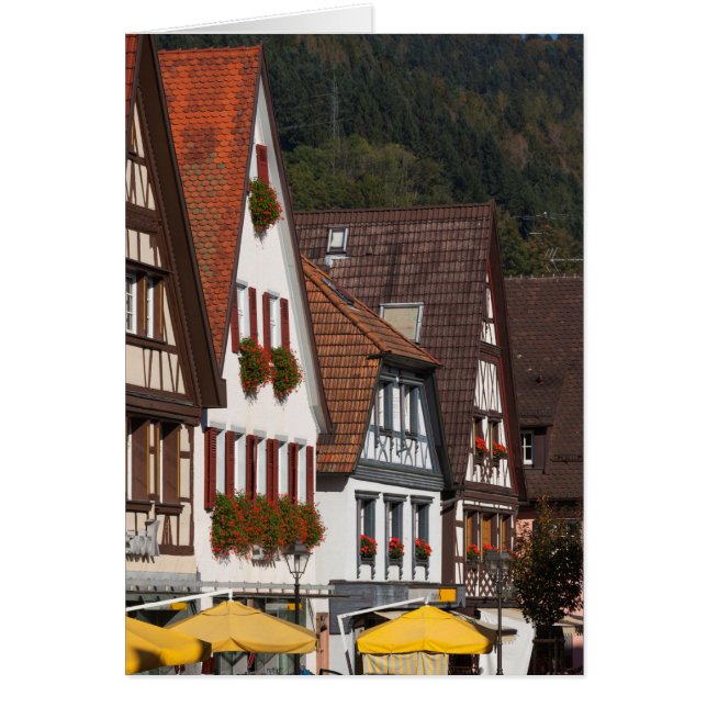 Cartão Casas Tradicionais Da Alemanha (Frente)