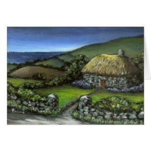 Cartão Casca de pedra em Donegal