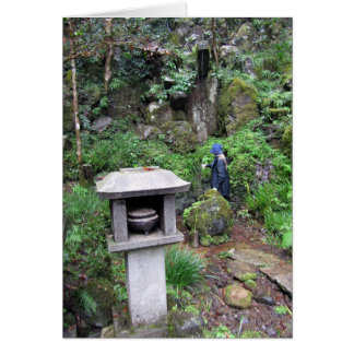 Cartão Cascata sagrada