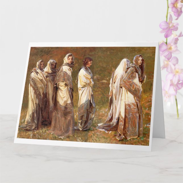 Cartão Cashmere,John Sargent 1908 (Orquídea)