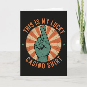 Cartão Casinô Divertido Este É Meu Presente de Jogador de