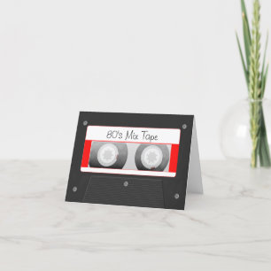 Cartão Cassette Tape