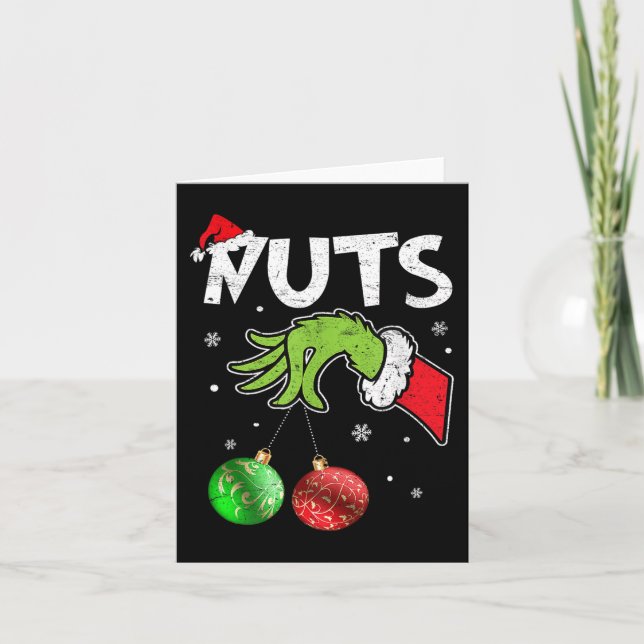 Cartão Castanhas Casais de Natal (Frente)