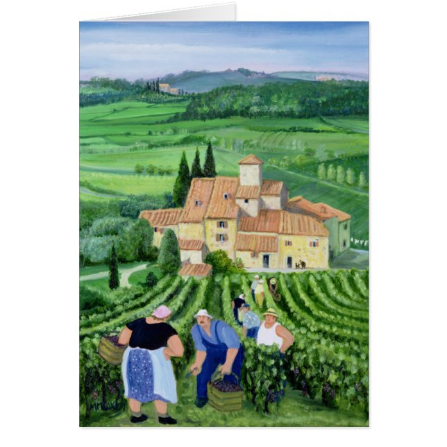 Cartão Castellina-em-Chianti (Frente)