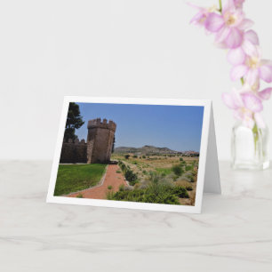 Cartão Castelo Benisanó, Valência, Espanha, Espanhol