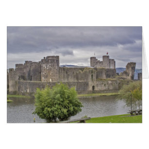 Cartão Castelo Caerphilly