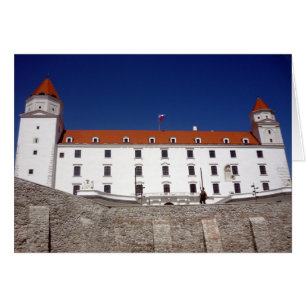 Cartão castelo da esquina de bratislava