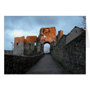Cartão Castelo da guarnição