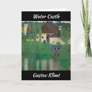 Cartão Castelo de Água de Gustav Klimt
