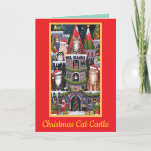 Cartão Castelo de Cat Natal 2