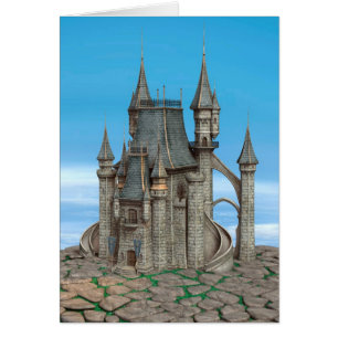 Cartão Castelo de Contos de Fadas