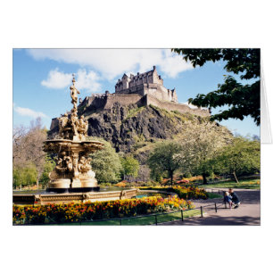 Cartão Castelo de Edimburgo