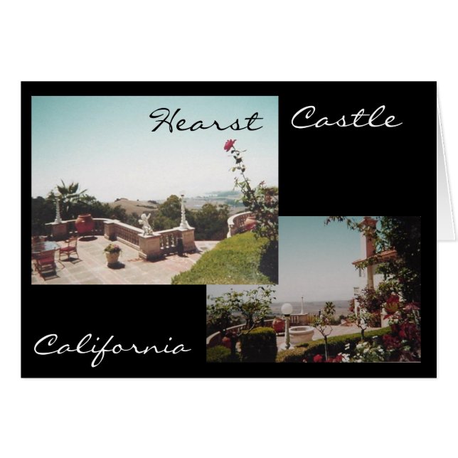Cartão Castelo de Hearst (Frente Horizontal)