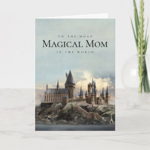 Cartão Castelo de Hogwarts Harry Potter Dia das Mães