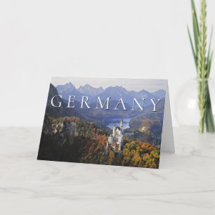 Cartão Castelo de Neuschwanstein Alemanha Baviera Ani