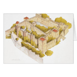 Cartão Castelo de San Jorge. Lisboa Portugal
