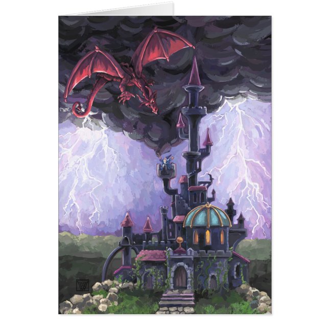 Cartão Castelo Dragon (Frente)