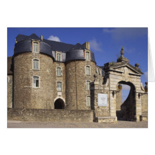 Cartão Castelo e Museu, Boulogne, Pas-de-Calais,