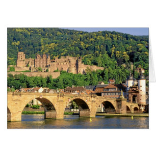 CARTÃO CASTELO E PONTE DE HEIDELBERG