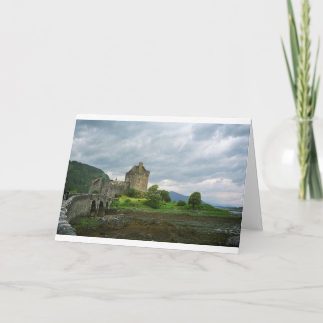 Cartão Castelo em Scotland (Frente)