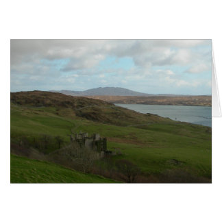 Cartão Castelo Irlandês em Connemara (Vazio)