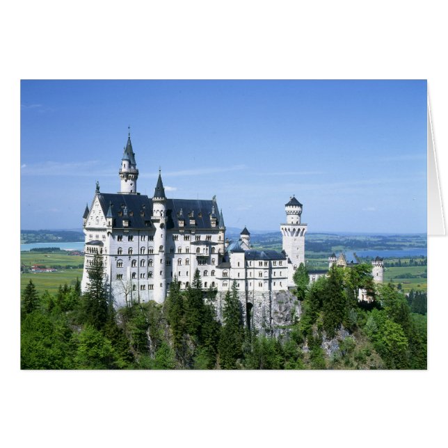 Cartão Castelo Neuschwanstein (Frente Horizontal)