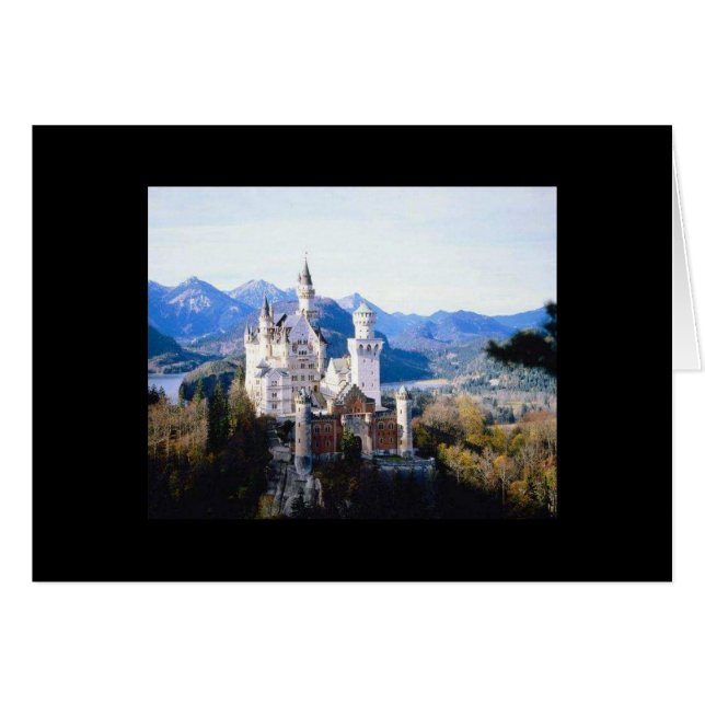 Cartão Castelo Neuschwanstein Alemanha (Frente Horizontal)