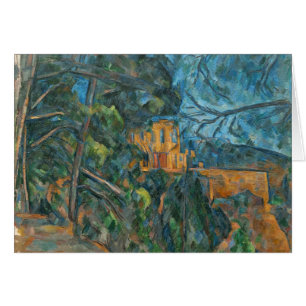 Cartão Castelo Noir, 1900-04 de Paul Cezanne   (óleo no
