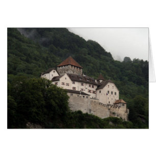 Cartão castelo vaduz