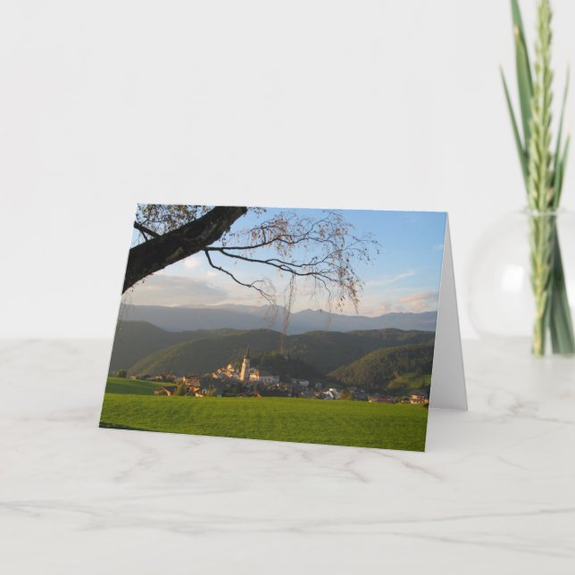 Cartão Castelrotto Italy (Frente)