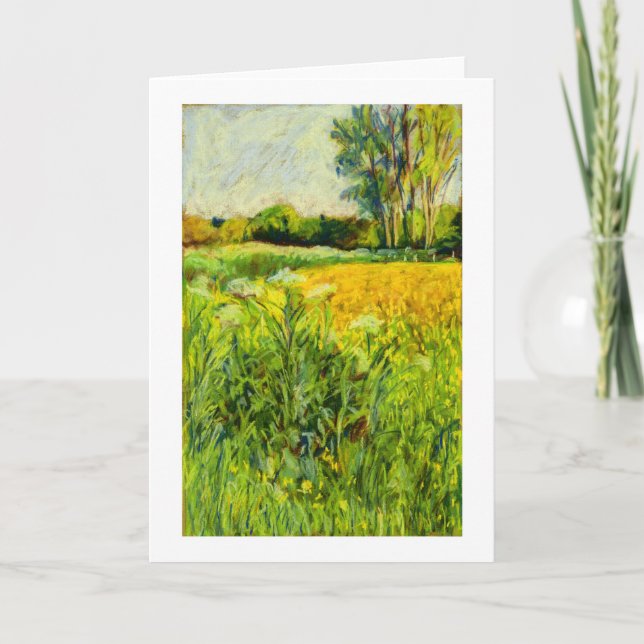 Cartão Castle Meadows, Abergavenny Blank Greeting Card (Frente)