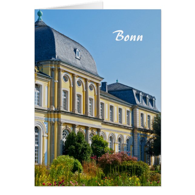 Cartão Castle Poppelsdorf (Frente)