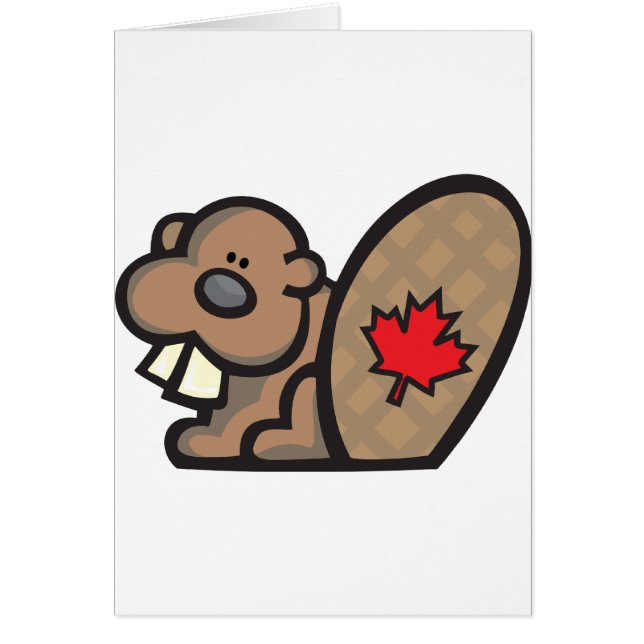 Cartão Castor Canadá (Frente)
