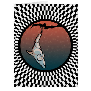 Cartão casulo de golfinho