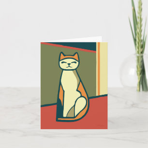 Cartão Cat. 001 por Phillip Clark ・ PerfectlyHank.com