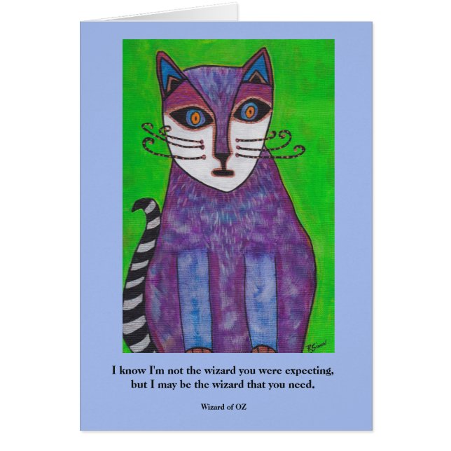 Cartão Cat Assistente (Frente)