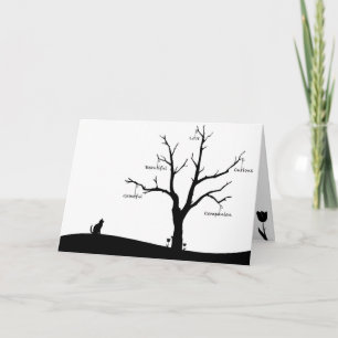 Cartão Cat Bereavement Card