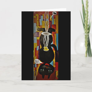 Cartão "Cat Cossette the Destroyer", fique bem