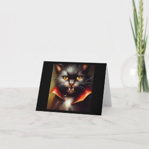 Cartão Cat Dracula