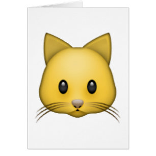 Cartão Cat - Emoji
