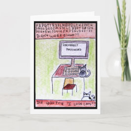 Cartão Cat Hackers Card