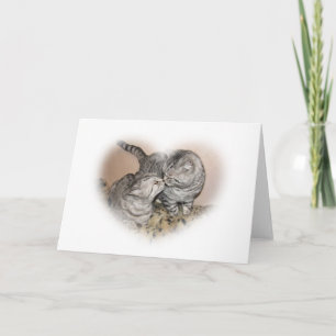Cartão Cat love Greeting card